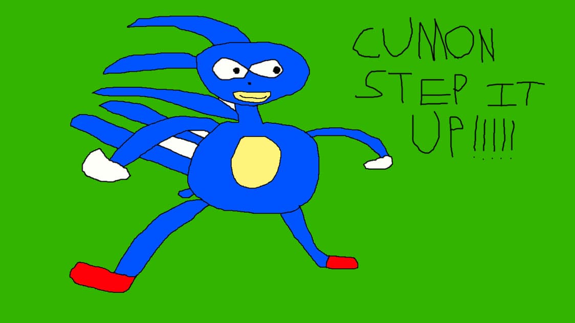 Sanic Hegehog meme template - Sanic Hegehog