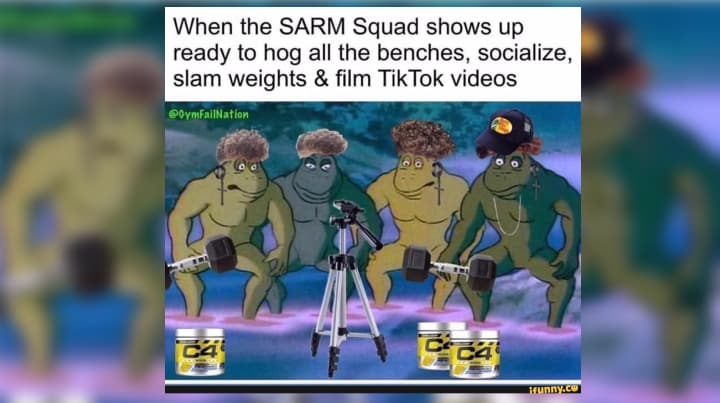 SARM Goblin meme template - SARM Goblin