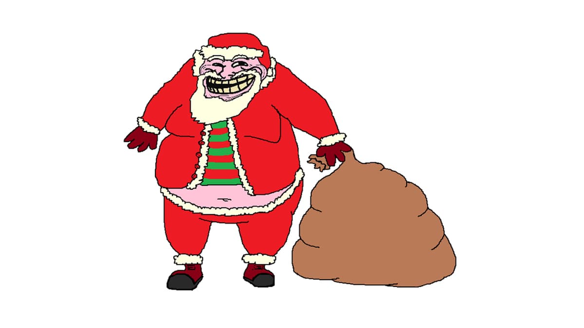 SATNA KLAUSE (Santa Troll) meme template - Satna Klause