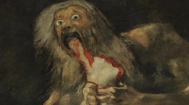 Saturn Devouring His Son meme template - Saturn Devouring His Son
