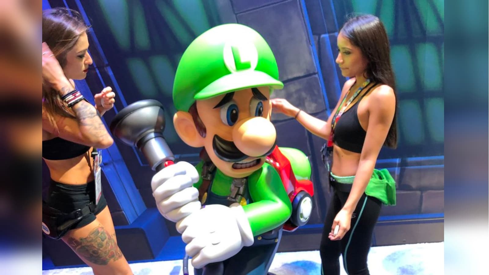 Scared Luigi meme template - Scared Luigi