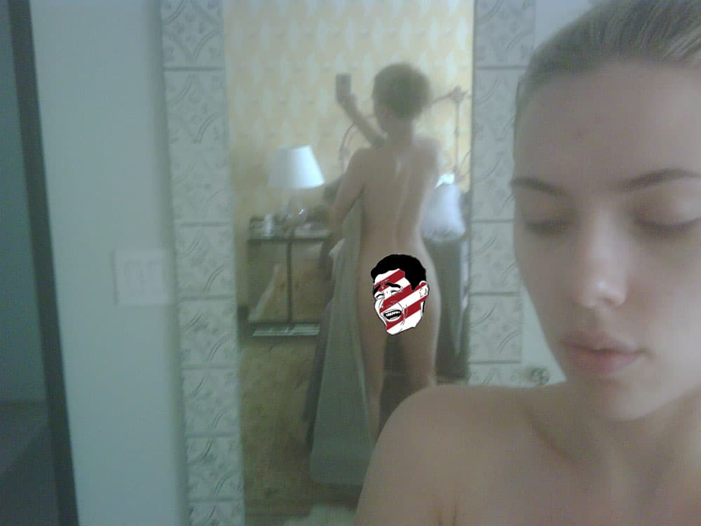 Scarlett Johansson Leaked Nudes meme template - Scarlett Johansson