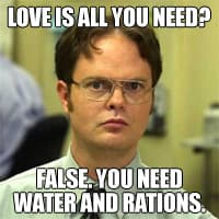 Schrute Facts meme template - Schrute Facts