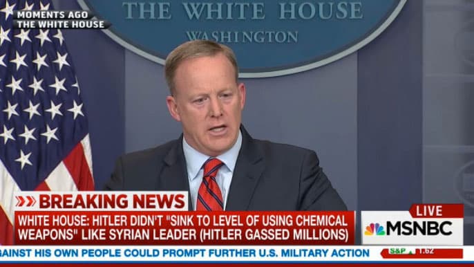 Sean Spicer Hitler Gaffe meme template - Sean Spicer Hitler Gaffe