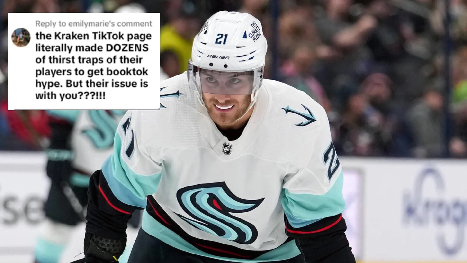 Seattle Kraken BookTok Controversy meme template - Seattle Kraken BookTok