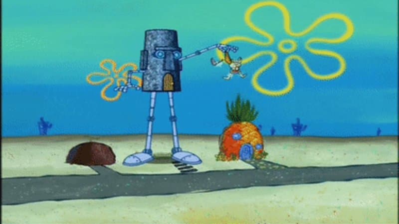 Security System TAKES CONTROL of Squidward's House meme template - Security System TAKES CONTROL of Squidward's House