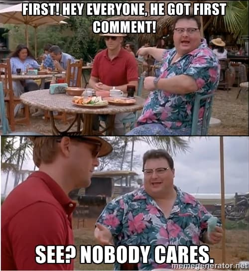 See? Nobody Cares meme template - See Nobody Cares
