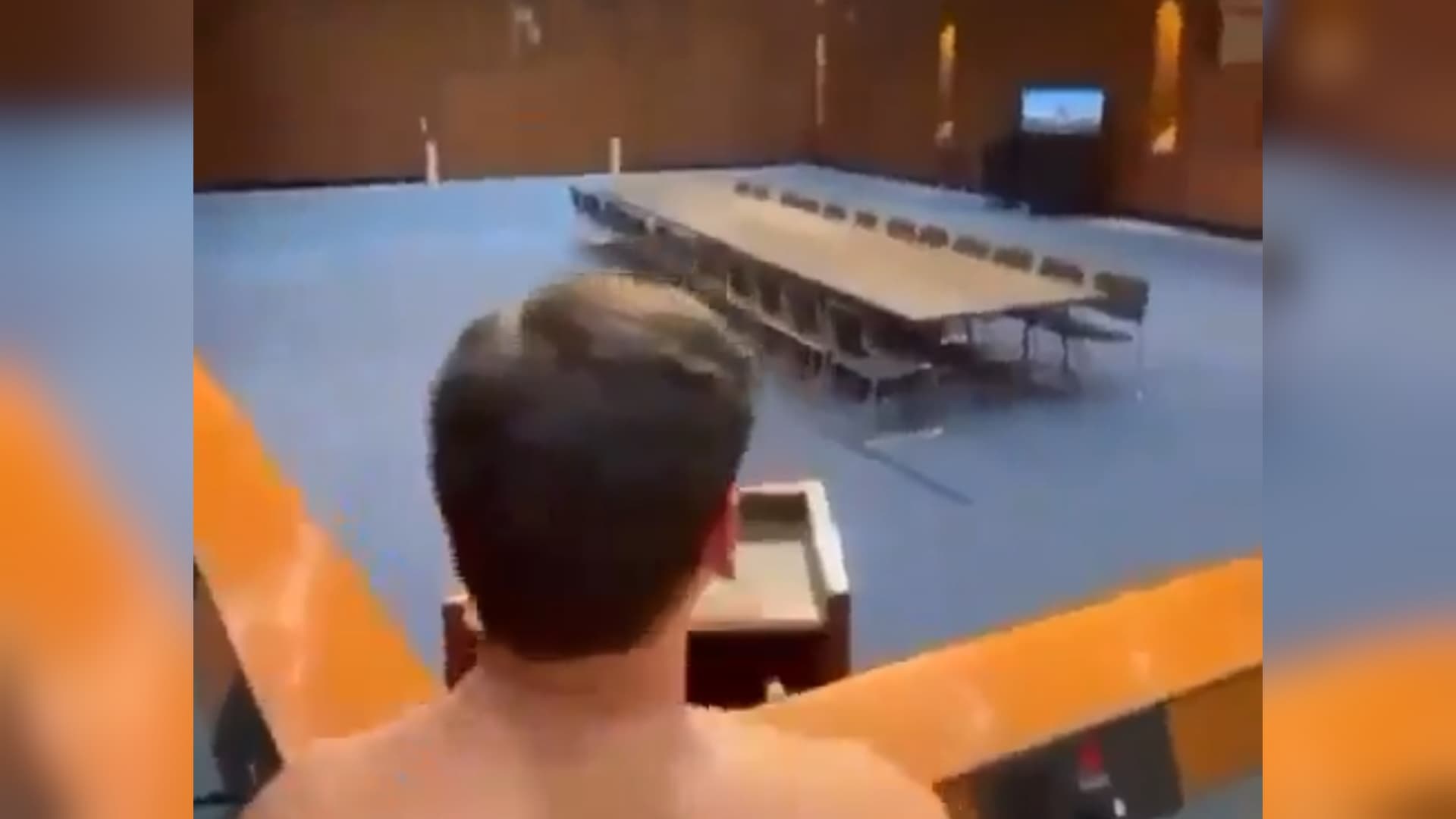 Senate Hearing Room Gay Porn Incident meme template - Senate Hearing Room