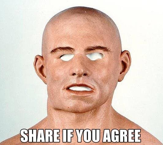 Share If You Agree meme template - Share If You Agree Maker