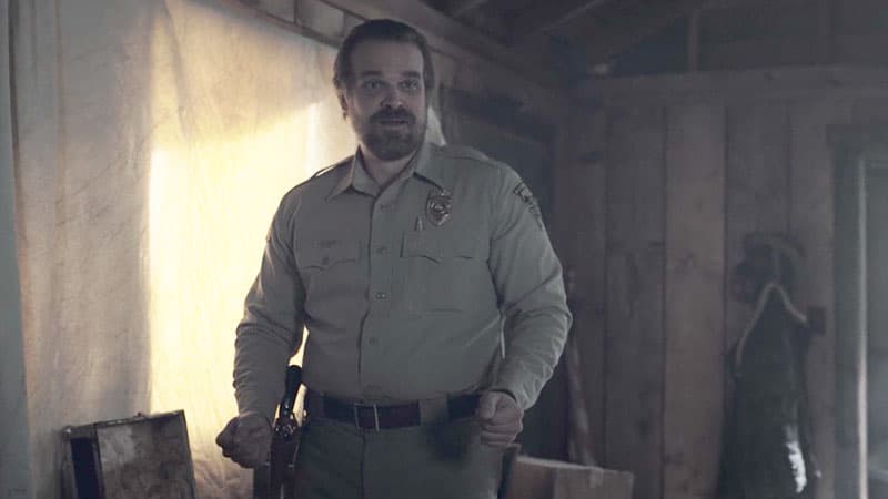 Sheriff Hopper Dancing meme template - Sheriff Hopper Dancing