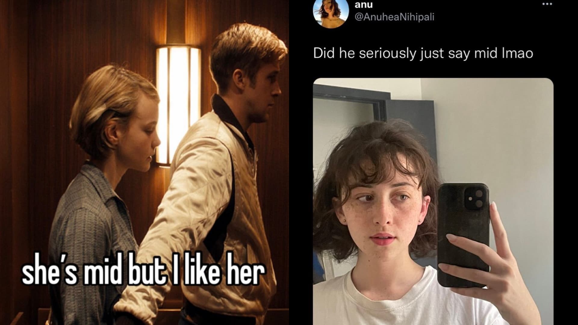 She's Mid / Did He Seriously Just Say Mid meme template - She's Mid