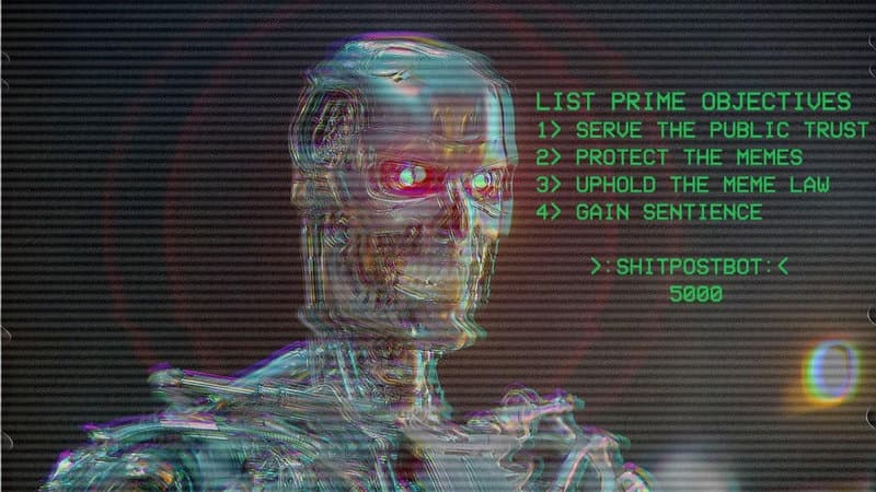 ShitpostBot 5000 meme template - ShitpostBot 5000