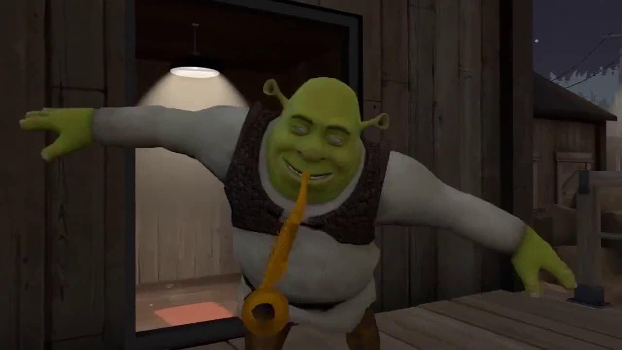 Shrekophone meme template - Shrekophone