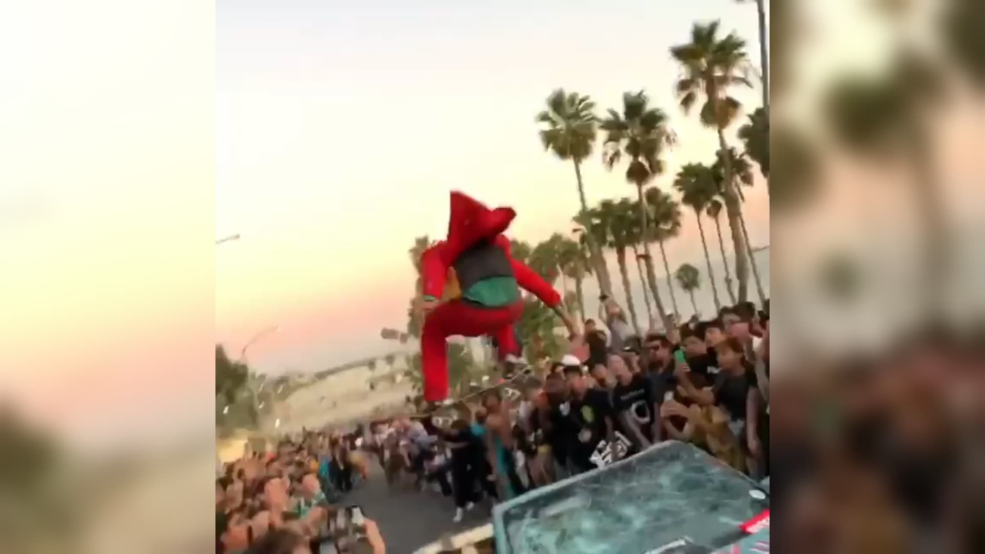 Skateboarding Joker meme template - Skateboarding Joker