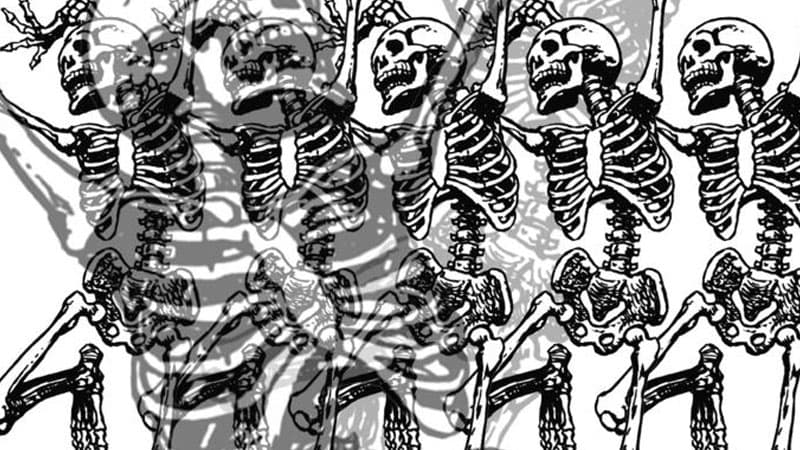 Skeleton War meme template - Skeleton War