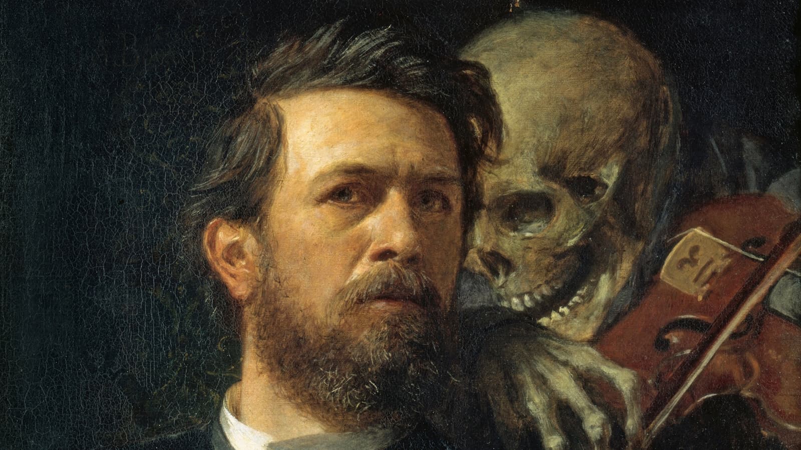 Skeleton Whispering in Man's Ear meme template - Skeleton Whispering