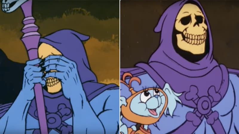 Skeletor Peekaboo meme template - Skeletor Peekaboo
