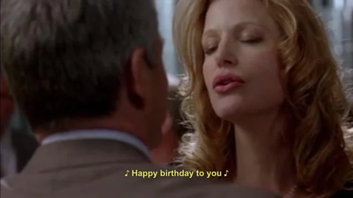 Skyler Singing "Happy Birthday Mr. President" to Ted meme template - Skyler Singing Happy Birthday