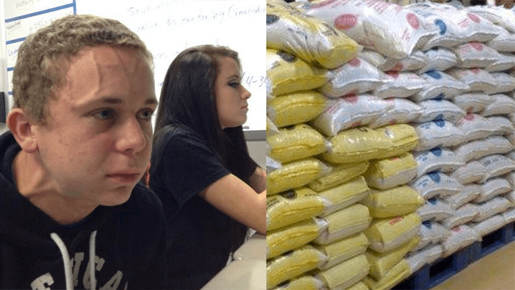 Slapping Bags of Rice meme template - Slapping Bags of Rice Maker