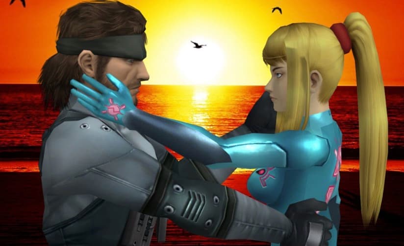 Snake and Zero Suit Samus Ultimate Redesigns meme template - Snake Ultimate Nerf