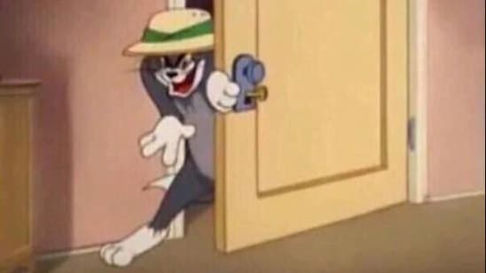 Sneaky Tom meme template - Sneaky Tom