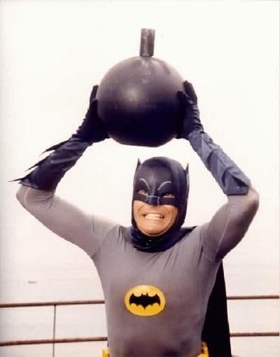 Some Days, You Just Can't Get Rid of a Bomb! meme template - Batman Bomb
