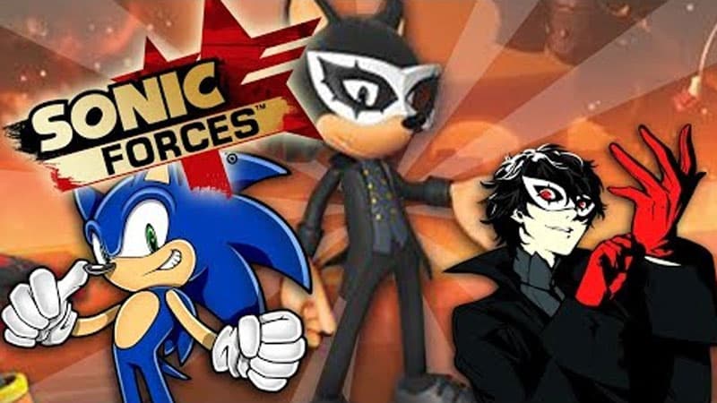 Sonic Forces Persona 5 Costume meme template - Sonic Forces Persona 5