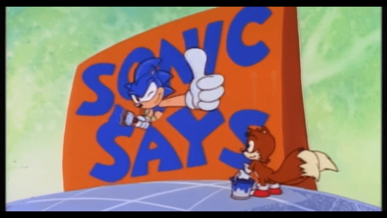Sonic Says... (Adventures of Sonic the Hedgehog) meme template - Sonic Says