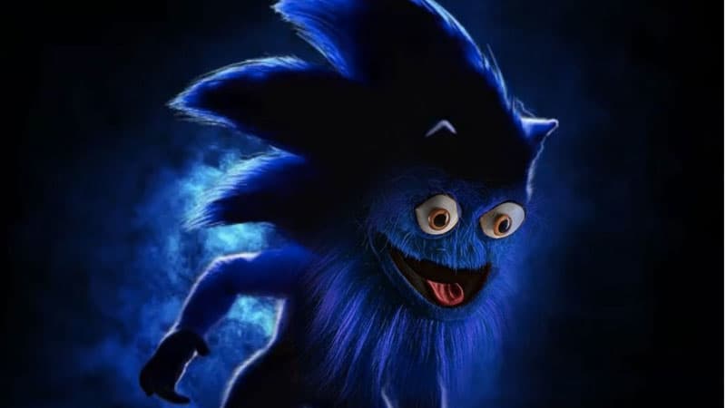 Sonic the Hedgehog Movie Poster Parodies meme template - Sonic Movie Poster