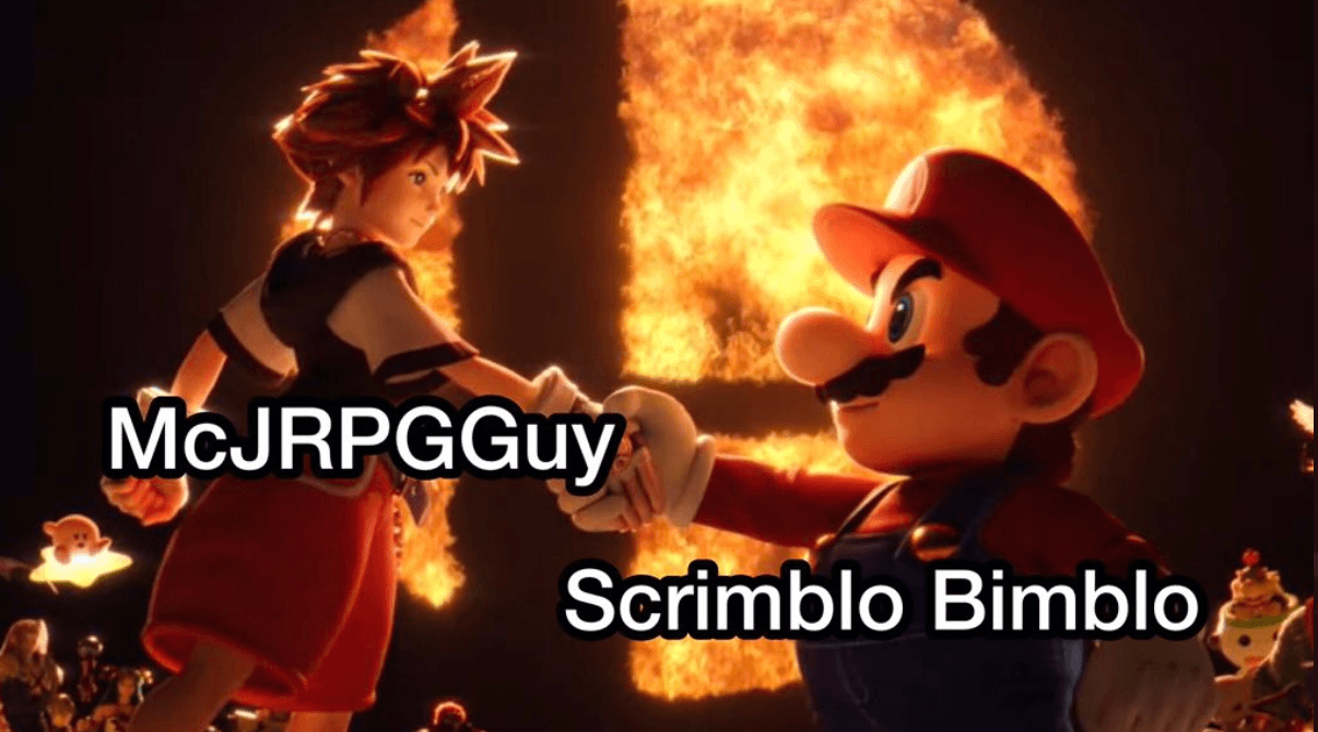 Sora Shaking Hands With Mario meme template - Sora Shaking Hands With Mario