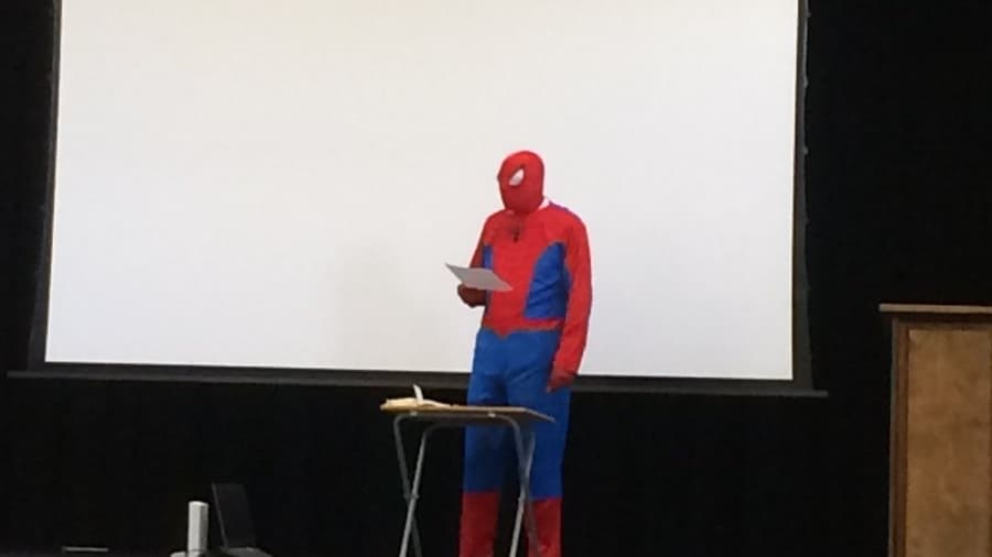 Spider-Man's Presentation meme template - Spider-Man Whiteboard