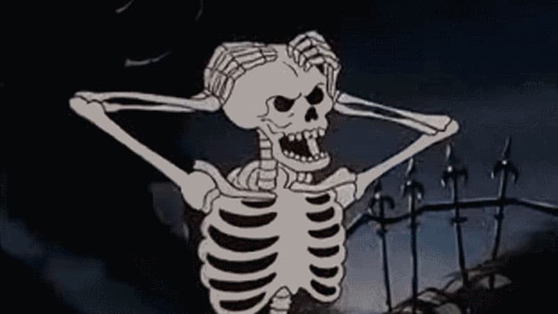 Spooky Skeleton meme template - Spooky Skeleton