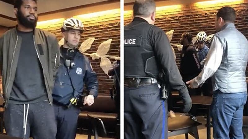 Starbucks Philadelphia Arrest Controversy meme template - Starbucks Philadelphia