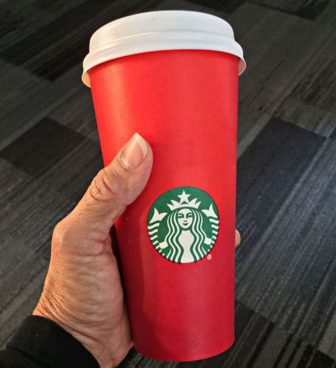 Starbucks Red Holiday Cup Controversy meme template - Starbucks Red Cup