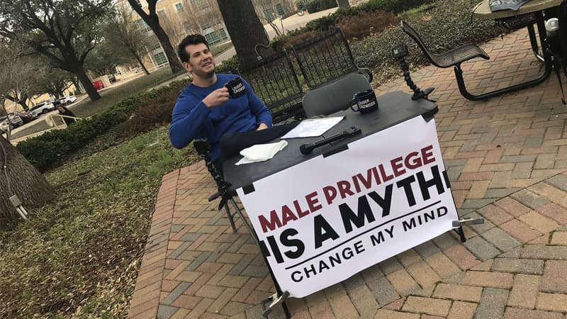 Steven Crowder's "Change My Mind" Campus Sign meme template - Steven Crowder Change My Mind
