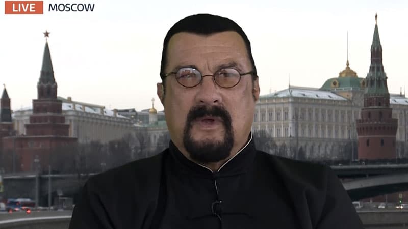 Steven Seagal's Good Morning Britain Interview meme template - Steven Seagal GMB