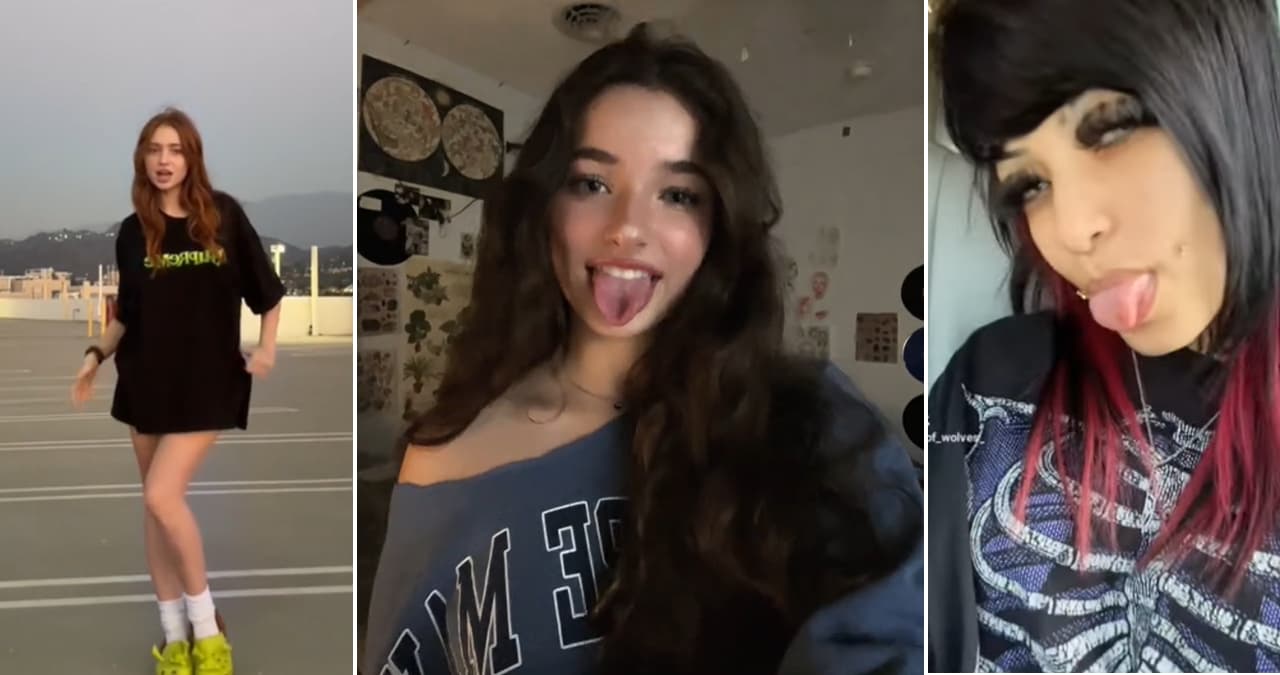 Sticking Out Your Tongue for the Picture / "ecstacy" by SUICIDAL-IDOL meme template - Sticking Out Your Tongue