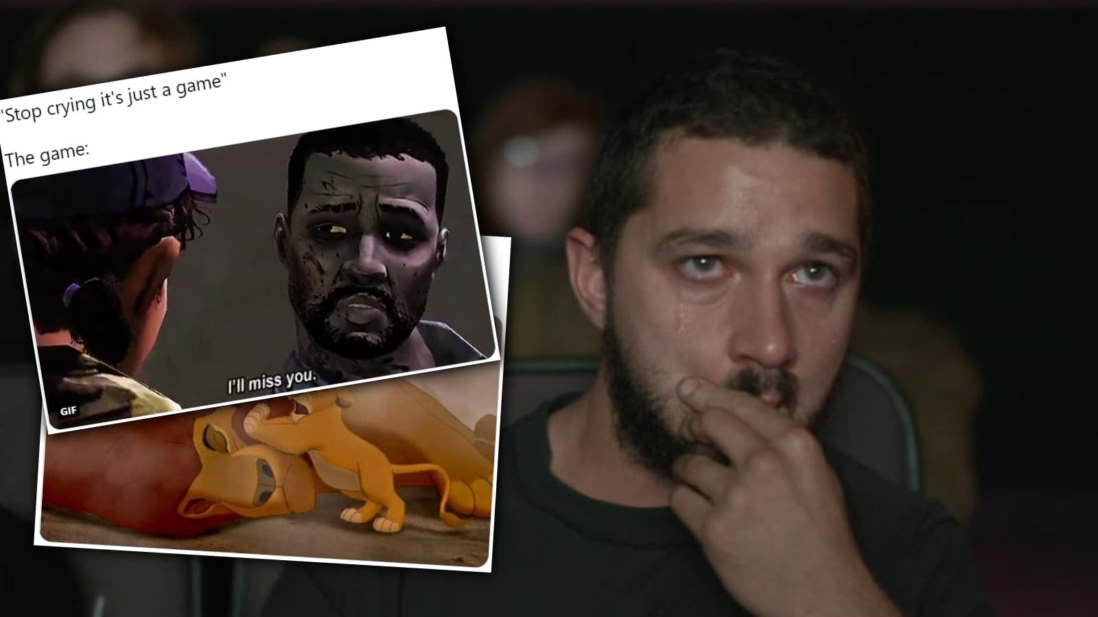 Stop Crying, It's Just a Movie / It's Just a Game meme template - Stop Crying It's Just a Movie