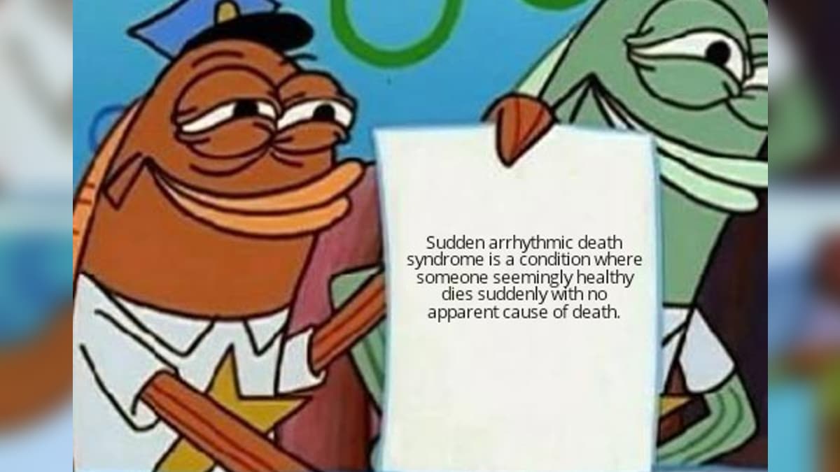 Sudden Adult Death Syndrome (SADS) COVID-19 Vaccine Conspiracy meme template - SADS