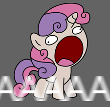 Sweetie Belle Derelle meme template - Sweetie Belle Derelle