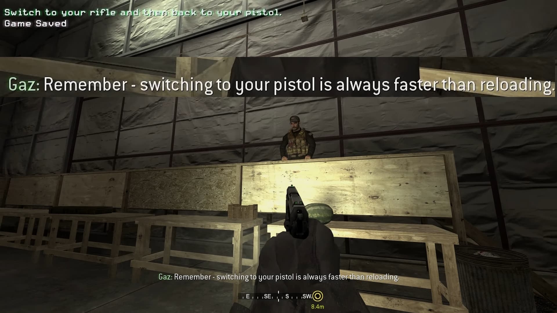 Switching To Your Pistol Is Always Faster Than Reloading meme template - Switching to your pistol meme