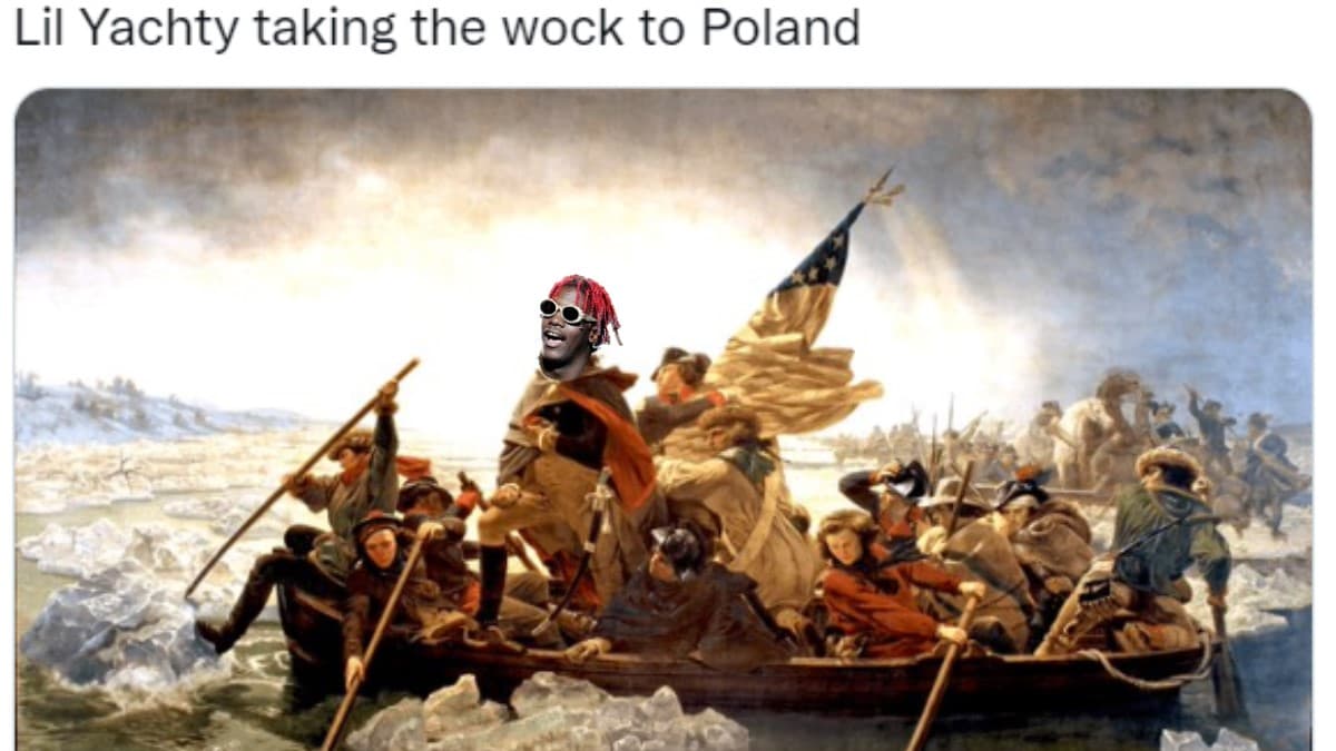 Take The Wock To Poland meme template - I Took The Wock To Poland