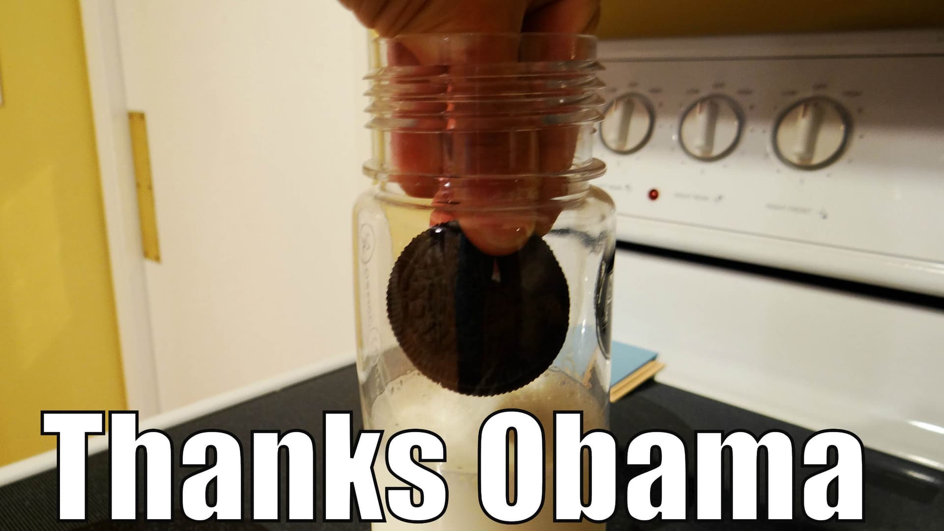 Thanks, Obama! meme template - Thanks Obama