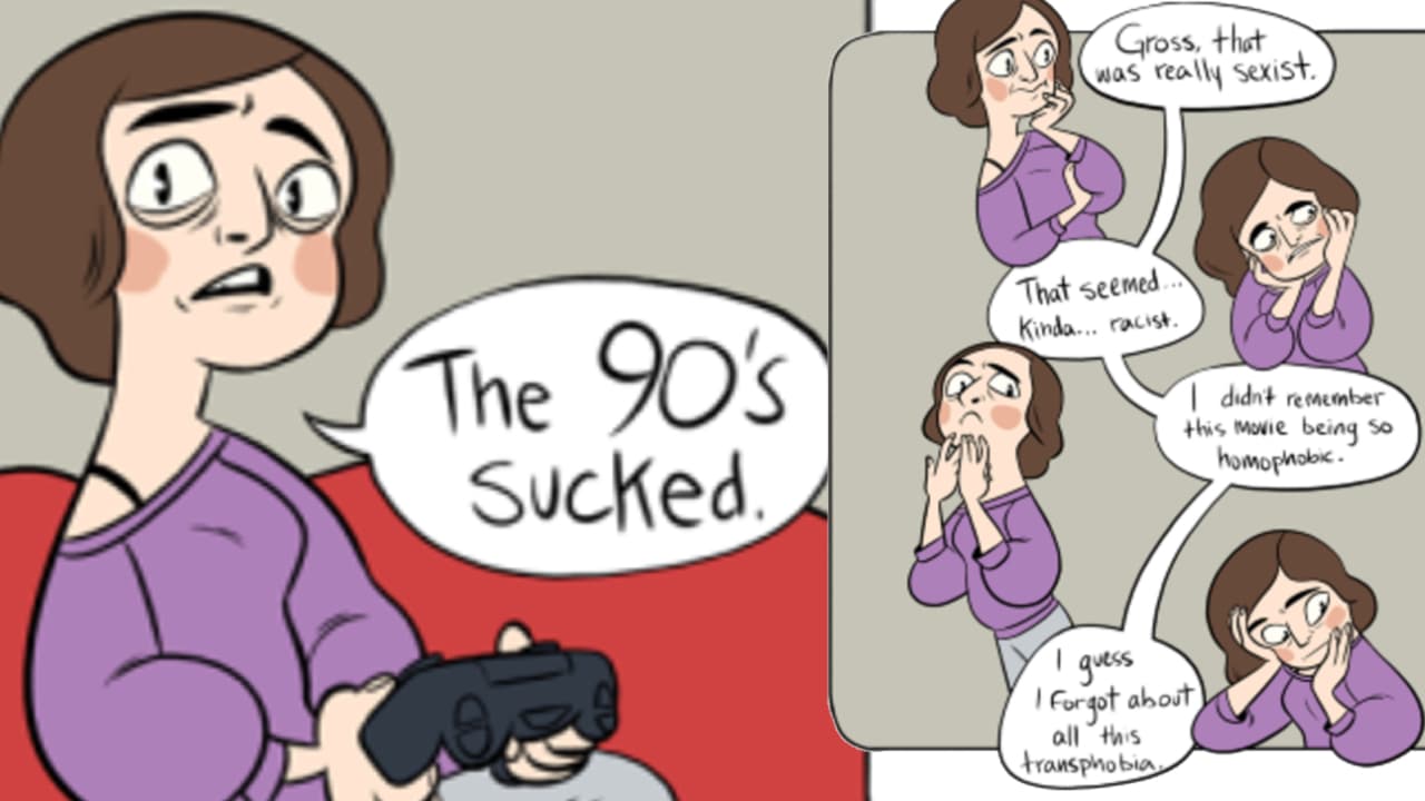 The 90s Sucked / Gross, That Was Really Sexist meme template - The 90s Sucked