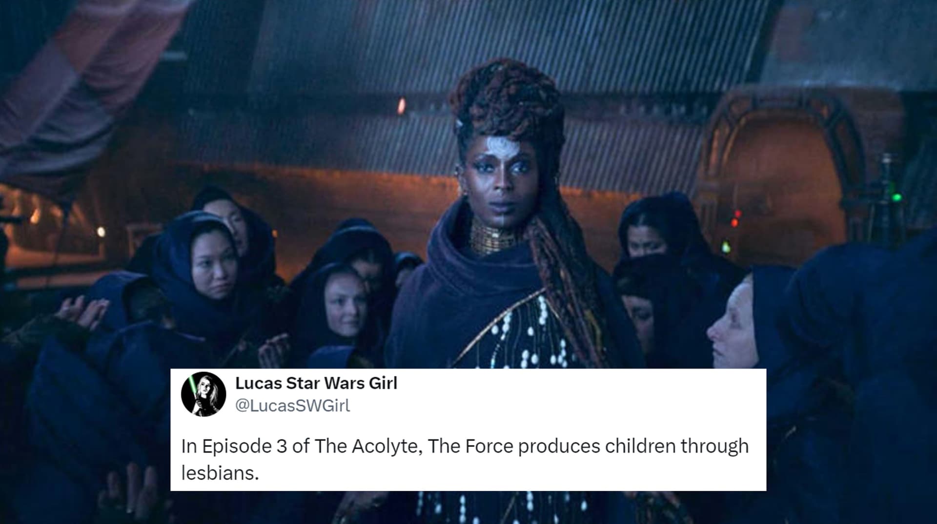 The Acolyte Episode 3 / Force Baby Controversy meme template - The Acolyte Episode 3