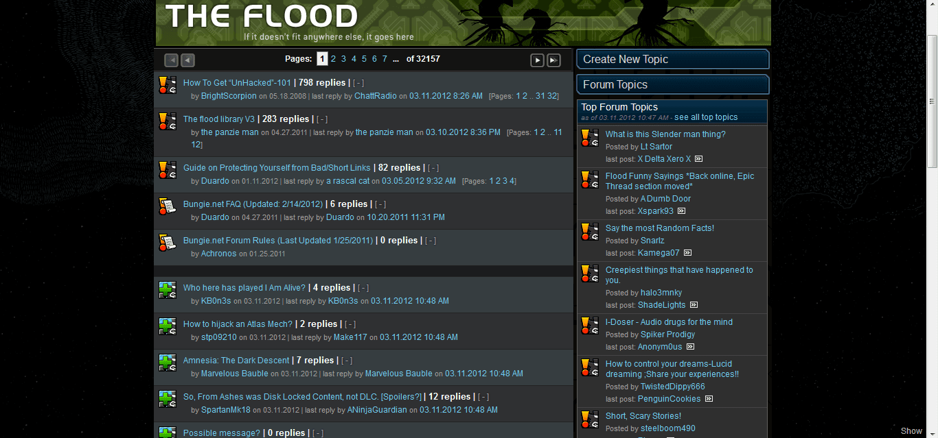 The Flood Forum (#Offtopic) meme template - The Flood Forum