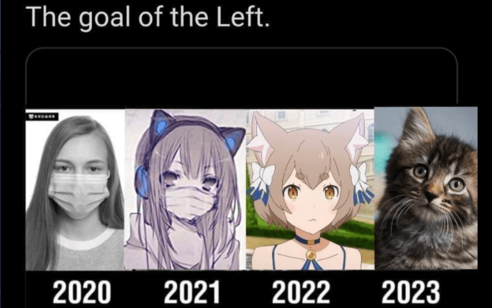 The Goal Of The Left meme template - The Goal Of The Left