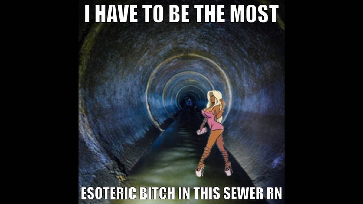 The Most Esoteric Bitch meme template - Most Esoteric Bitch