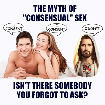 The Myth of "Consensual" Sex meme template - The Myth of Consensual Sex