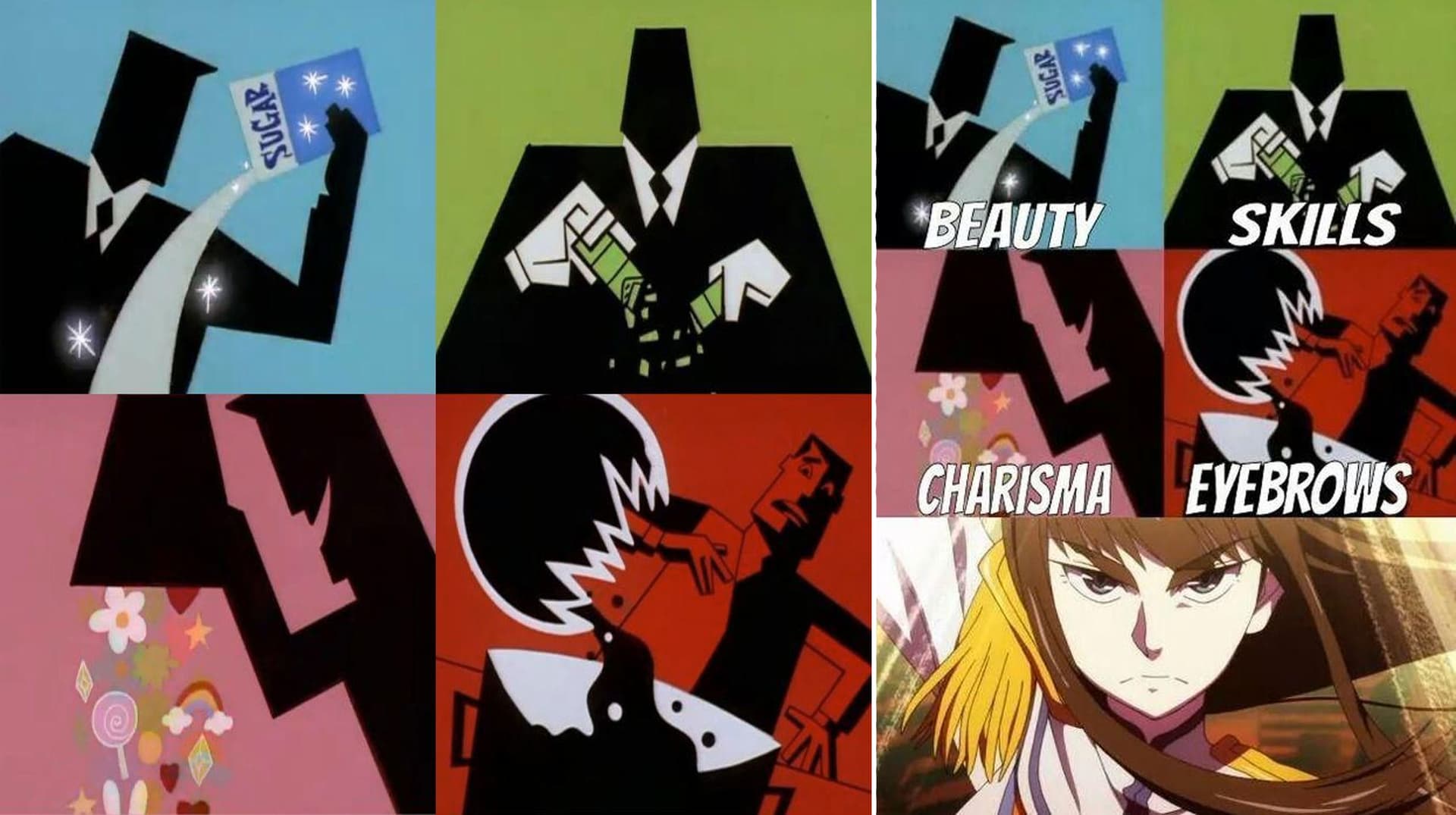 The Powerpuff Girls Opening Parodies / Professor Utonium Spilling Chemical X meme template - Powerpuff Girls